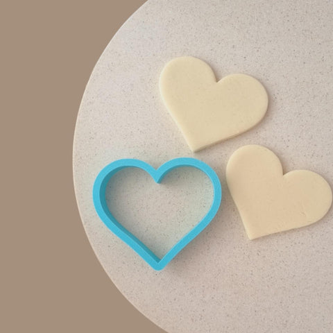 HEART COOKIE CUTTER 8cm x 7cm