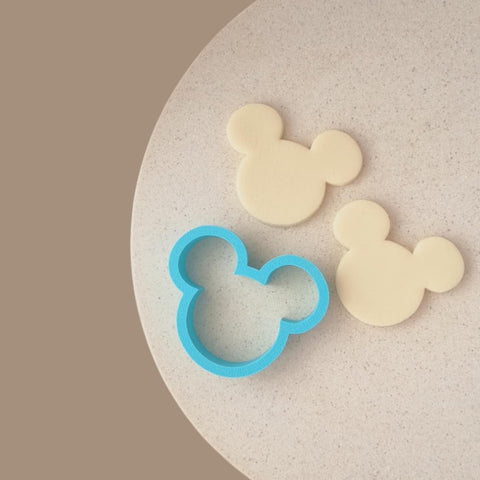 MICKEY HEAD COOKIE CUTTER 8cm x 6.5cm