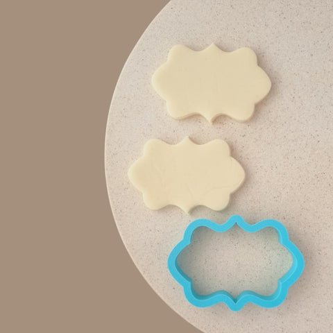 PLAQUE COOKIE CUTTER 8.5cm x 6cm