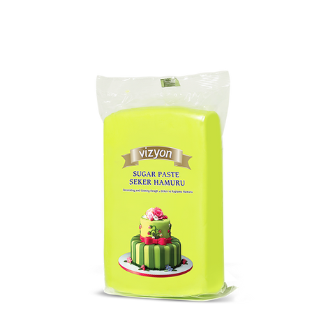 LIGHT GREEN FONDANT 250g by VIZYON - Whip It Up Cake Supplies