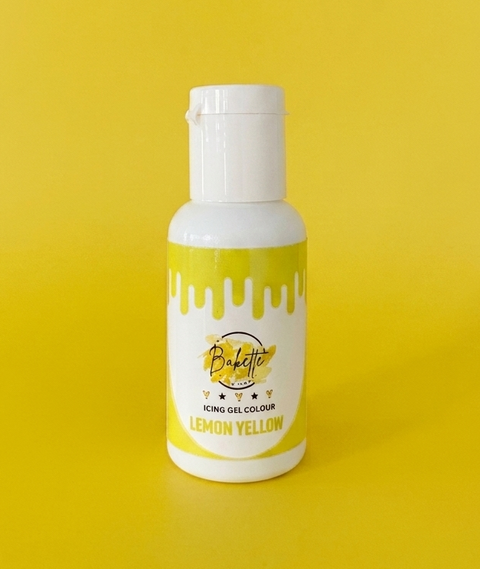 LEMON YELLOW GEL COLOUR 20g BY BAKETTE