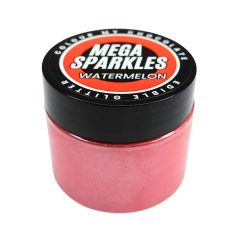 WATERMELON MEGA SPARKLES - EDIBLE & DRINKABLE GLITTER - Whip It Up Cake Supplies