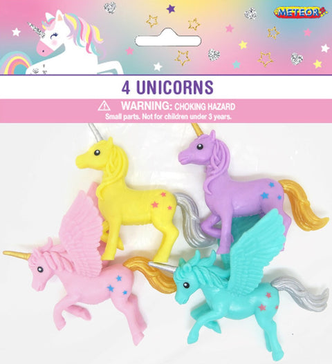 UNICORNS 4 pack FAVORS