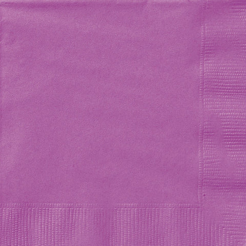PRETTY PURPLE LUNCH NAPKINS 20 pack - Whip It Up Cake Supplies