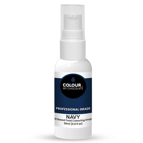 NAVY OIL BASED FOOD COLOURING DROPS 20ml - Whip It Up Cake Supplies