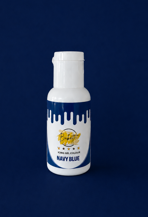 NAVY BLUE GEL COLOUR 20g BY BAKETTE