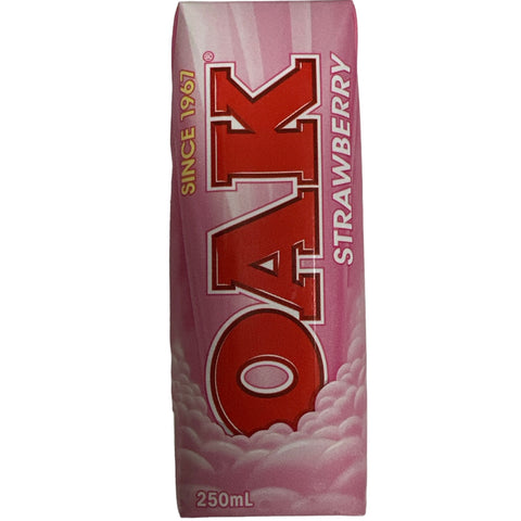 OAK STRAWBERRY MILK DRINK 250ml - Whip It Up Cake Supplies