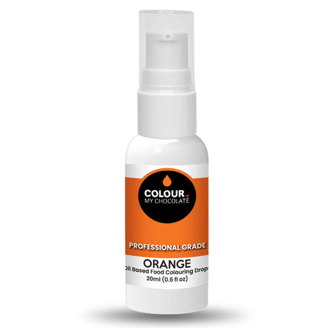 ORANGE OIL BASED FOOD COLOURING DROPS 20ml - Whip It Up Cake Supplies