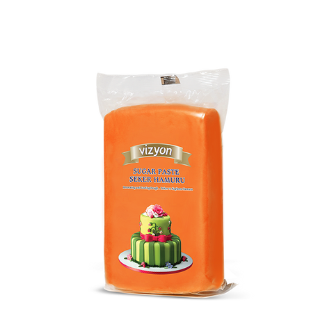 ORANGE FONDANT 250g by VIZYON - Whip It Up Cake Supplies