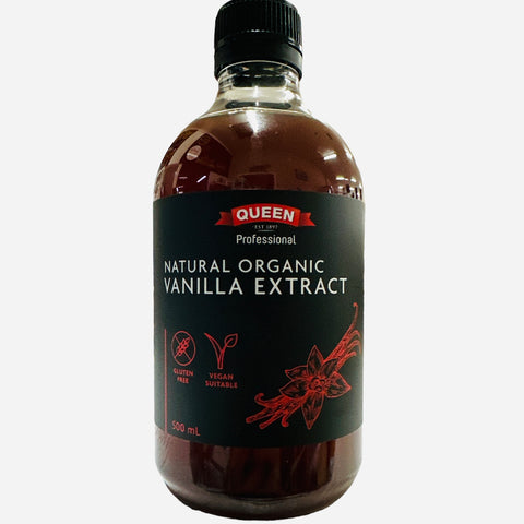 NATURAL ORGANIC VANILLA EXTRACT by QUEENS 500ml