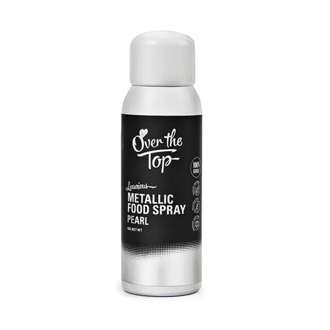 PEARL WHITE METALLIC FOOD SPRAY CAN 48g