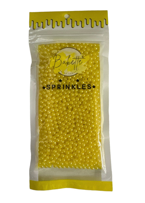 PEARLY YELLOW SPRINKLE MIX by BAKETTE 56g - Whip It Up Cake Supplies