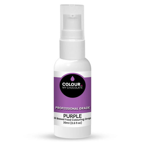 PURPLE OIL BASED FOOD COLOURING DROPS 20ml - Whip It Up Cake Supplies