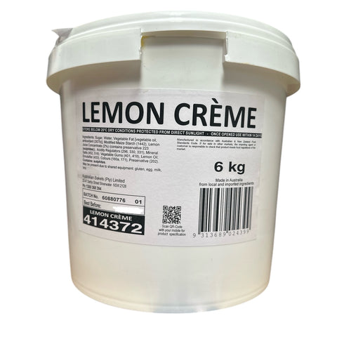 LEMON CREME FILLING 6KG - ORDER IN