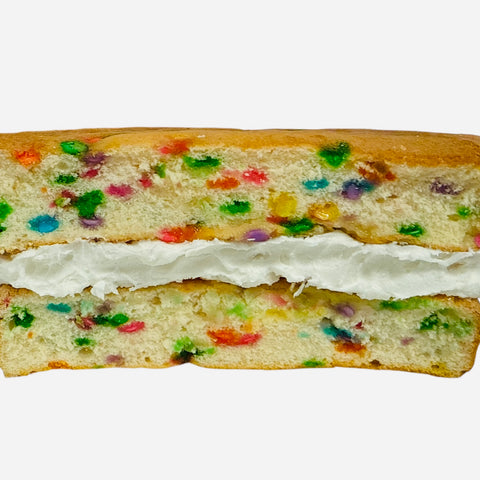 FUNFETTI SINGLE LAYER BAKED SPONGE (UN-DECORATED) - Whip It Up Cake Supplies