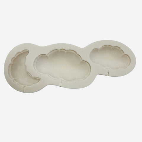 CLOUDS SILICONE MOULD 3 CAVITY - Whip It Up Cake Supplies