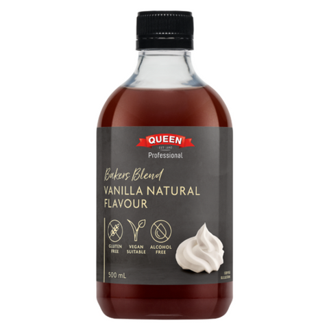 VANILLA NATURAL FLAVOUR BAKERS BLEND by QUEENS 500ml