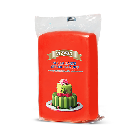 RED FONDANT 1kg by VIZYON - Whip It Up Cake Supplies