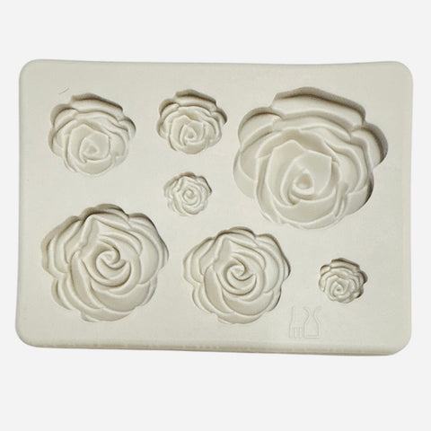 ROSE SILICONE MOULD x 7 - Whip It Up Cake Supplies