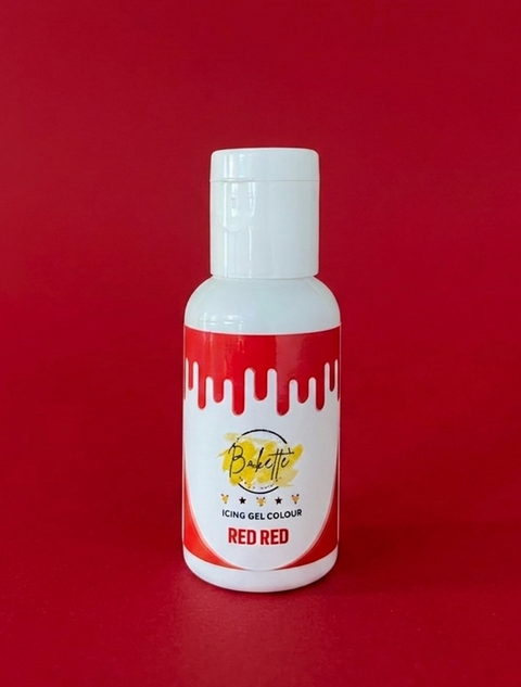 RED RED GEL COLOUR 20g BY BAKETTE