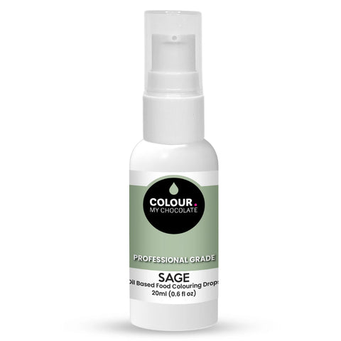 SAGE OIL BASED FOOD COLOURING DROPS 20ml - Whip It Up Cake Supplies