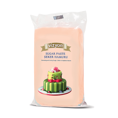 LIGHT SALMON FONDANT 1KG by VIZYON - Whip It Up Cake Supplies