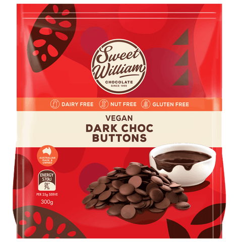 DARK CHOCOLATE DAIRY FREE CHOCOLATE 300g