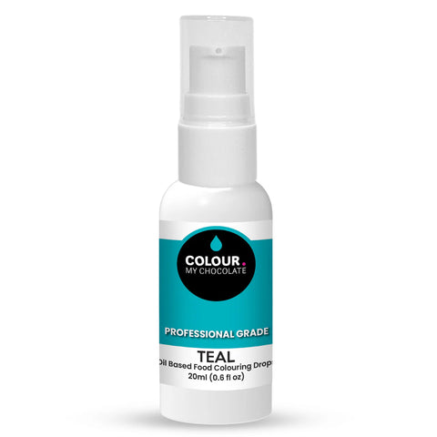 TEAL OIL BASED FOOD COLOURING DROPS 20ml - Whip It Up Cake Supplies