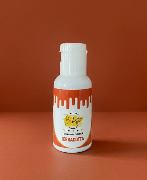 TERRACOTTA GEL COLOUR 20g BY BAKETTE