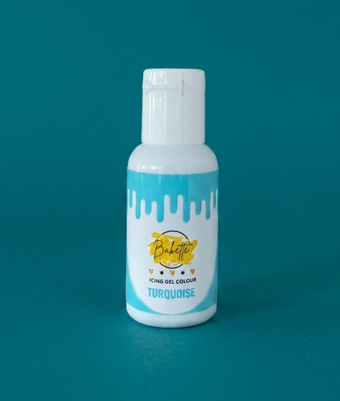TURQUOISE GEL COLOUR 20g BY BAKETTE