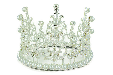 CROWN DIAMANTE CAKE TOPPER 12cm - Whip It Up Cake Supplies