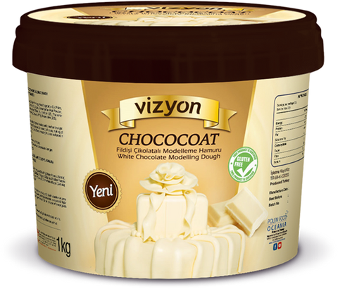 MODELLING CHOCOLATE WHITE 1kg by VIZYON - Whip It Up Cake Supplies