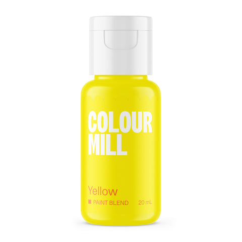 YELLOW PAINT BLEND 20ml by COLOUR MILL - Whip It Up Cake Supplies