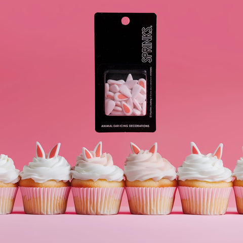ANIMAL EAR ICING DECORATIONS EDIBLE 30g - Whip It Up Cake Supplies