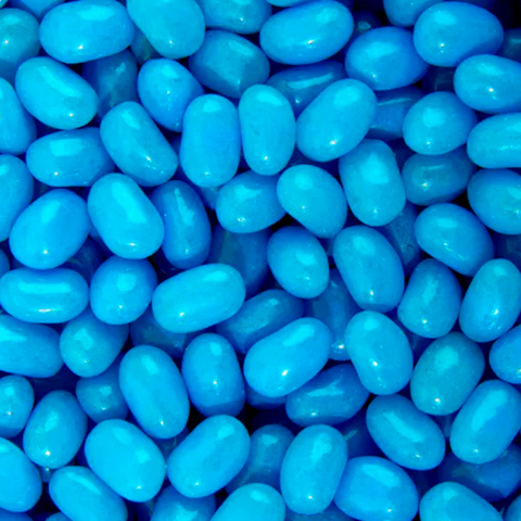 BLUE JELLY BEANS BLUEBERRY FLAVOUR 200g - Whip It Up Cake Supplies
