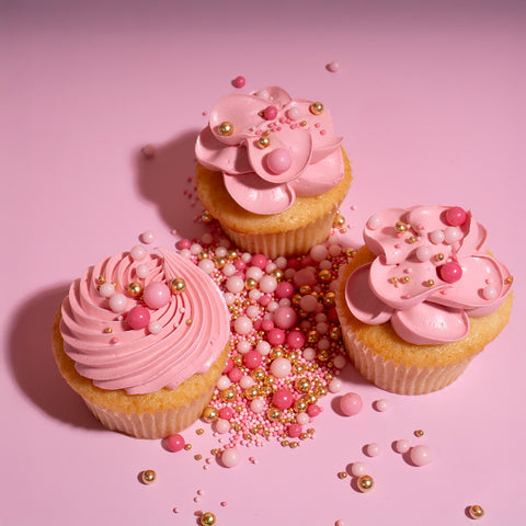 PINK VELVET CRUNCH EDIBLE SPRINKLES 70g by SPRINKS - Whip It Up Cake Supplies