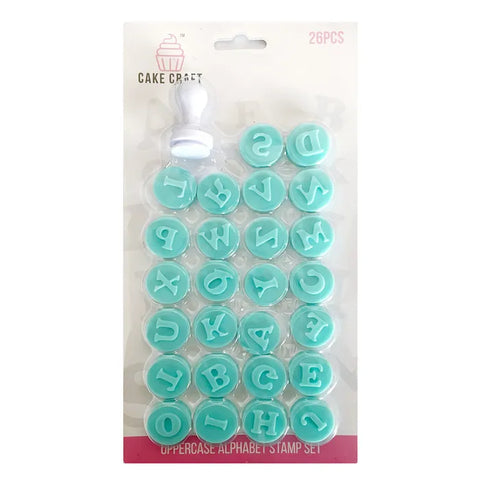 ALPHABET STAMP SET UPPERCASE - Whip It Up Cake Supplies