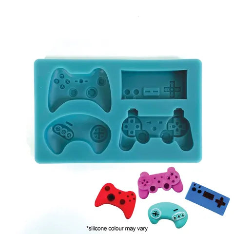 MINI PLAYSTATION & XBOX CONTROLLER SILICONE MOULD - Whip It Up Cake Supplies
