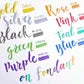 EDIBLE METALLIC MARKERS 4 pack