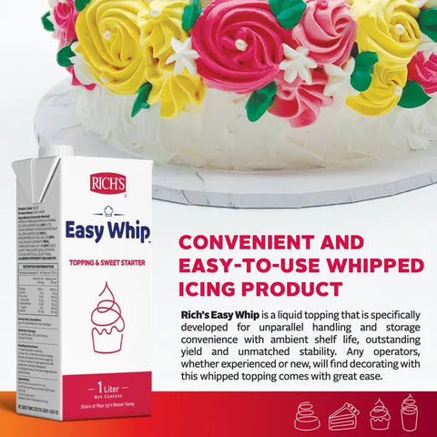 RICH'S EASY WHIP VANILLA 1lt