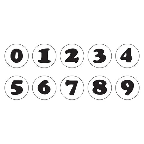 LARGE NUMBER PLUNGER CUTTERS 10pc - Whip It Up Cake Supplies