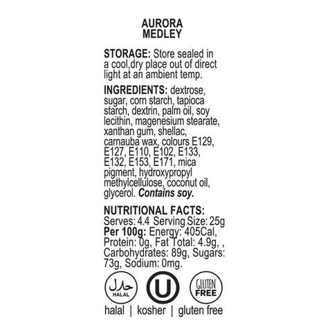 AURORA MEDLEY SPRINKLES 60g - Whip It Up Cake Supplies