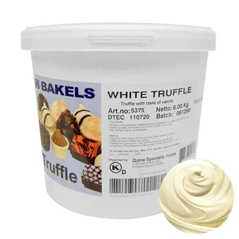 WHITE TRUFFLE GANACHE 6KG - ORDER IN