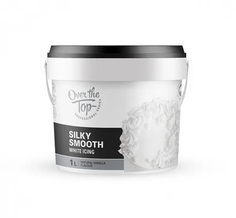 SILKY SMOOTH WHITE BUTTERCREAM 1 Litre by OVER THE TOP - Whip It Up Cake Supplies