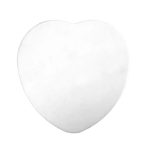 HEART 12" WHITE CAKE BOARD COMPRESSED CARDBOARD - Whip It Up Cake Supplies