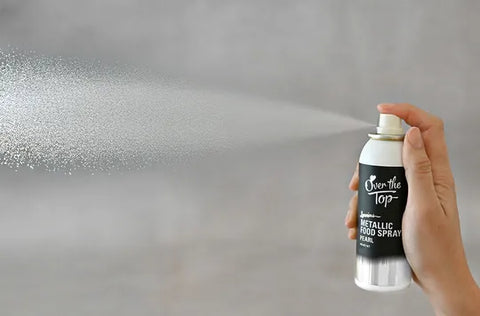 PEARL WHITE METALLIC FOOD SPRAY CAN 48g
