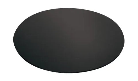 9" ROUND BLACK CAKE BOARD MASONITE