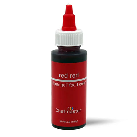 RED RED 65g GEL PASTE COLOUR by CHEFMASTER