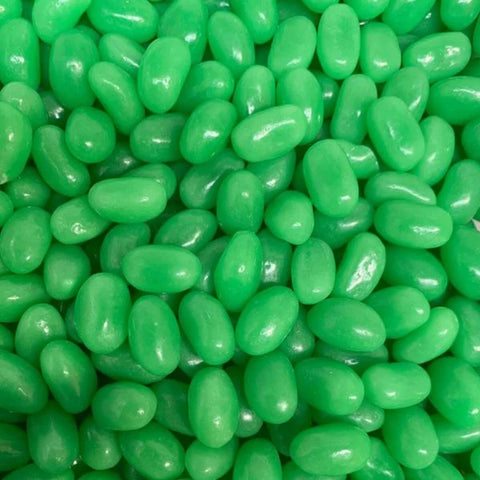GREEN JELLY BEANS APPLE FLAVOUR 200g - Whip It Up Cake Supplies