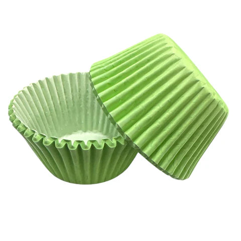 #408 PASTEL GREEN PAPER CUPCAKE CASES - Whip It Up Cake Supplies